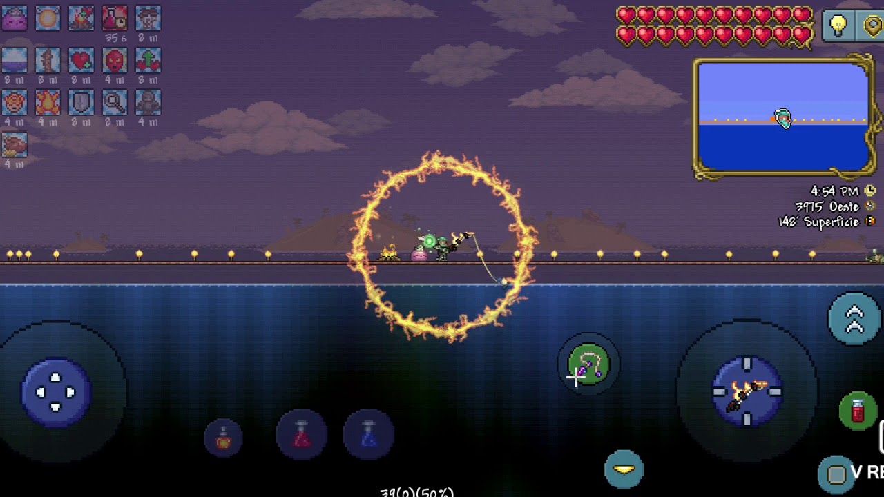 Terraria Master mode Defeating Duke Fishron Premech bosses YouTube