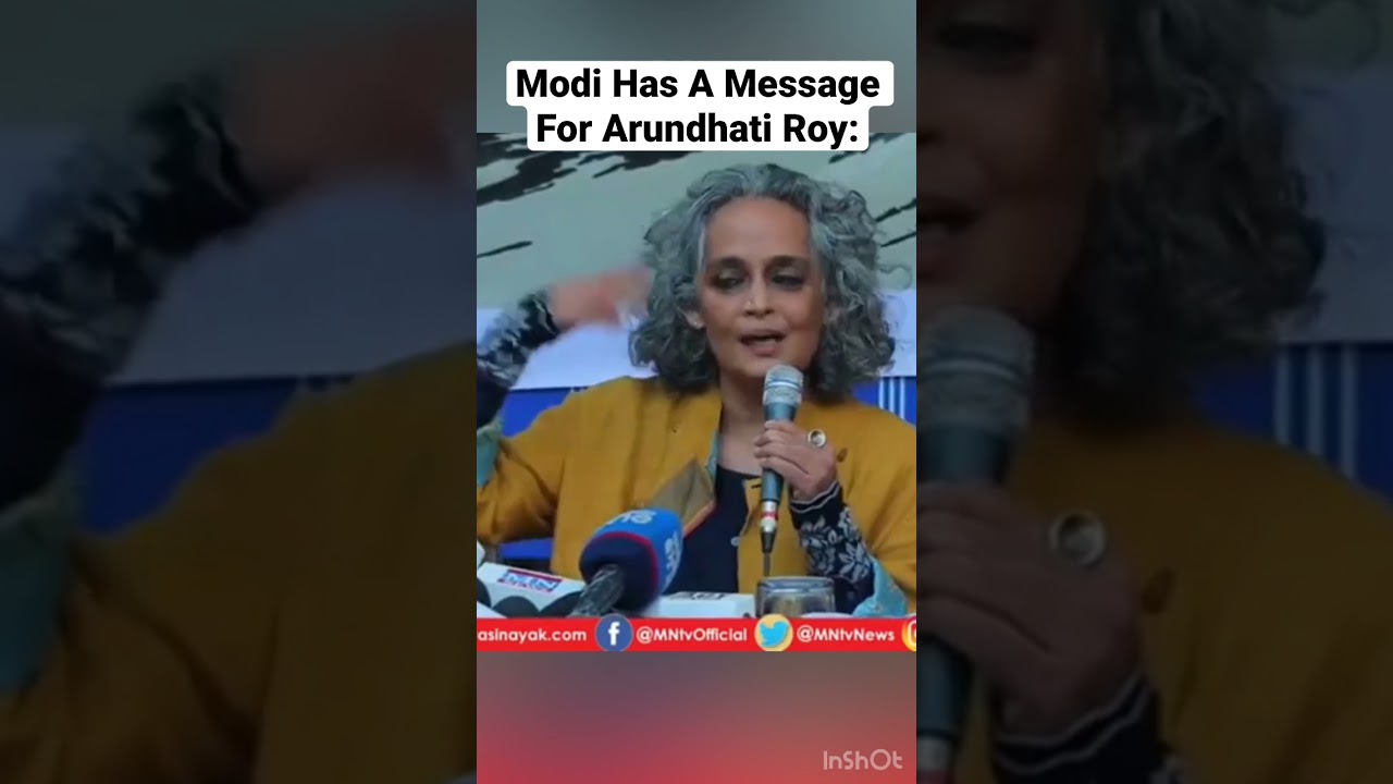Modi Has A Message For Arundhati Roy | Watch Till End! | #shorts