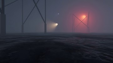 Unity HDRP volumetric lighting test clip 2019 06 18 00h02m