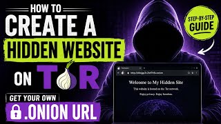How to Create a Hidden Website on Tor & Get Your Own .ONION URL (Beginner Guide) #cybersecurity #Tor