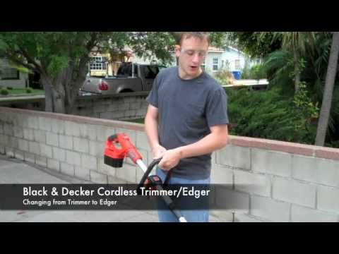 How to Replace the Battery on a Black and Decker CST1200 String Trimmer  (Part # 244373-00) 