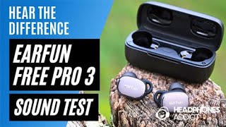 EarFun Free Pro 3 Sound Quality Test - HeadphonesAddict