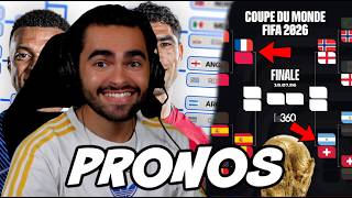 MES 4 PRONOSTICS POUR LES QUARTS DE FINALE DE LA COUPE DU MONDE 2026 ! (les affiches qu'on aurait !)