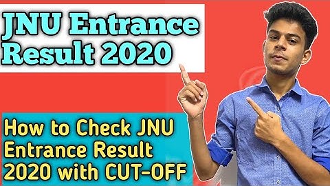 How to Check JNUEE 2020 RESULT for all courses | JNU Entrance Exam 2020 Result कैसे देखे