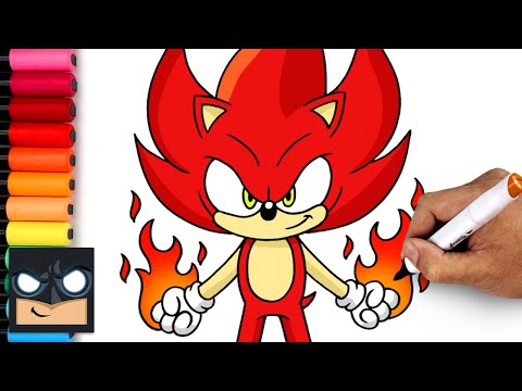 How To Draw Fire Sonic