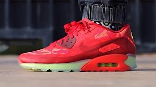Nike Air Max 90 "Gym Red" (on feet) - YouTube