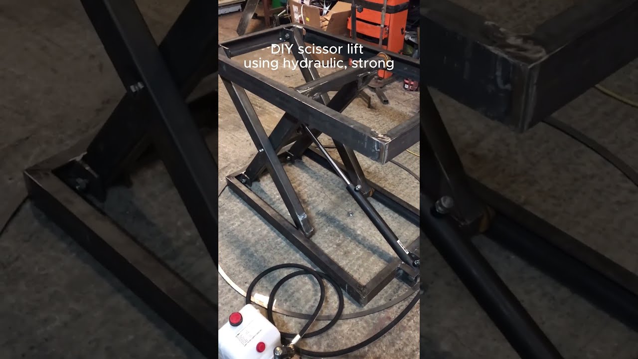 DIY Scissor Lift Using Hydraulic Strong