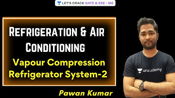 L3: Vapour Compression Refrigerator System - Part II | RAC | GATE & ESE Exams | Pawan Kumar