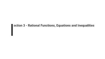 Section 3.5.2 - Applications of Rational Inequalities Ex.1