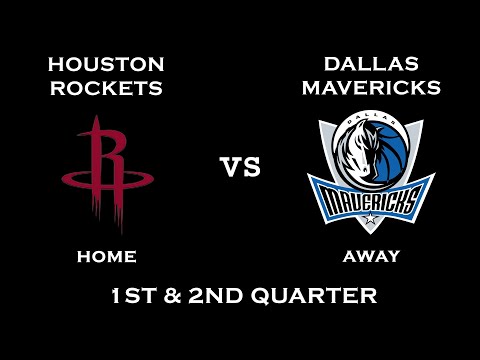NBA 2K10 Gameplay Houston Rockets Vs Dallas Mavericks 1st 2nd Quarter