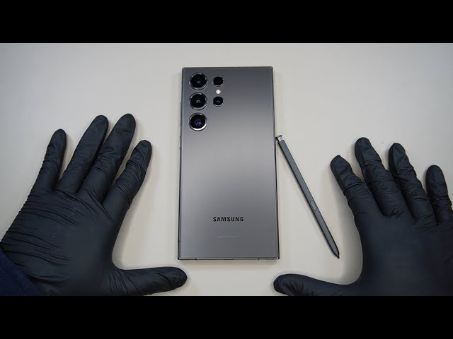 TechUnboxings ASMR: Samsung Galaxy S24 Ultra (Titanium Black) Unboxing class=