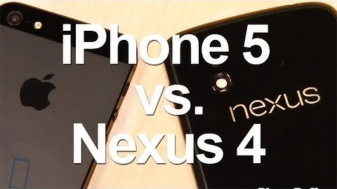 Nexus 4 vs iPhone 5 Speed Test - Boot Up, App Speed, and Browser