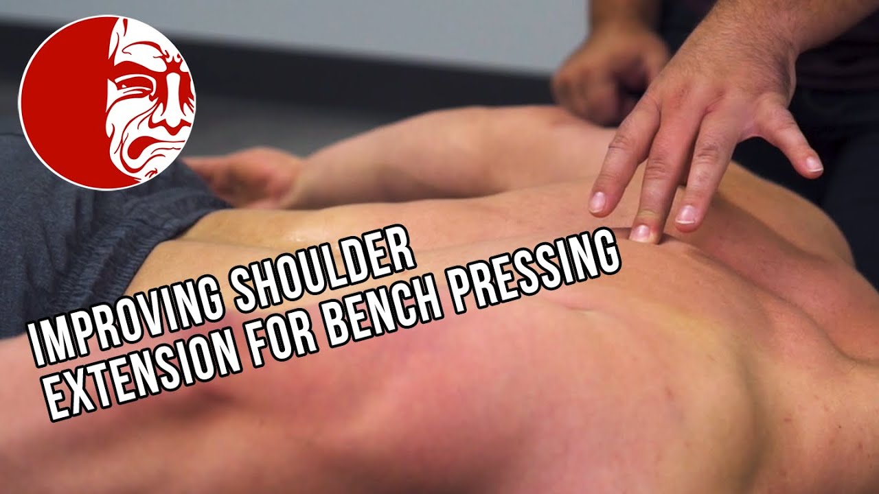 Improving Shoulder Extension for Better #Bench Press Performance | Brandon's Tips