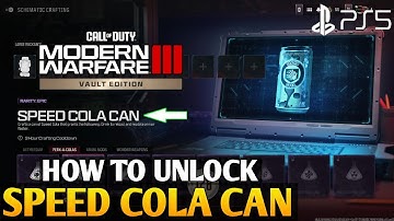 How to Unlock Speed Cola Recipe MODERN WARFARE 3 Speed Cola| How to Get Speed Cola Recipe MW3 Recipe
