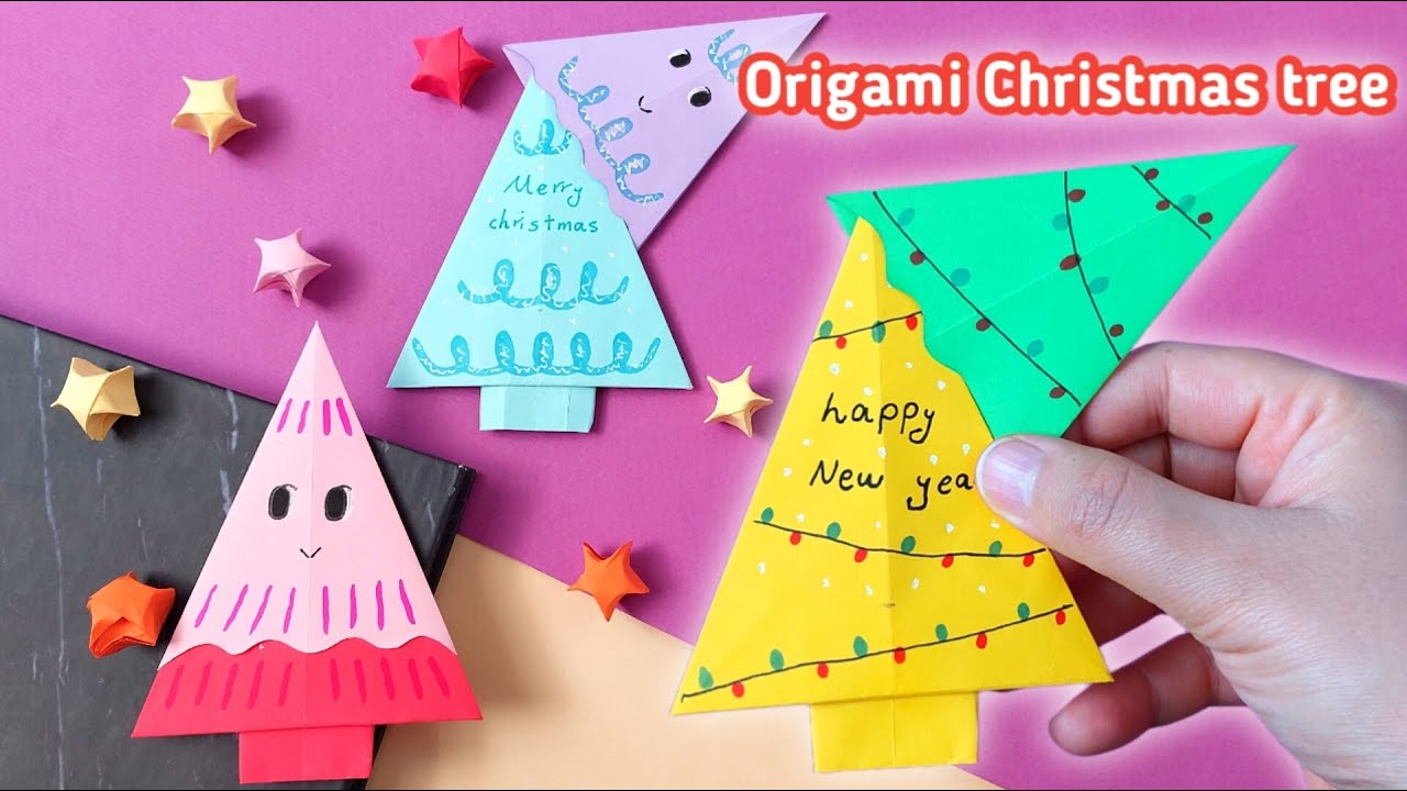Origami Paper Christmas Tree DIY Christmas Gift Ideas YouTube origami-paper-christmas-tree-diy-christmas-gift-ideas-youtube