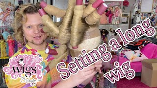 A fabulous and easy hack for setting long wigs.