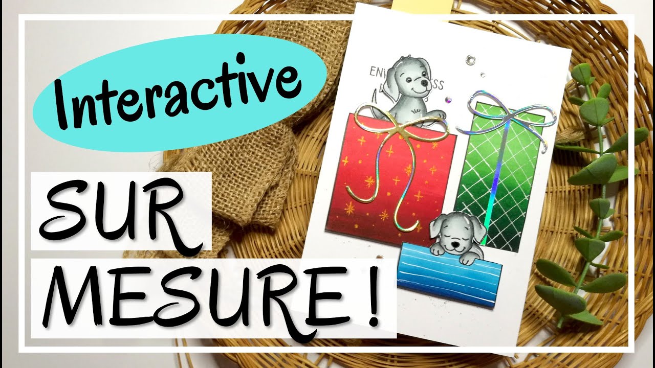 UNE CARTE INTERACTIVE SUR MESURE !! On fait soit même ! Tuto carterie Scrabooking DIY