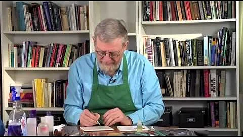 Pottery Video: How to Use Brushes for China Painti...