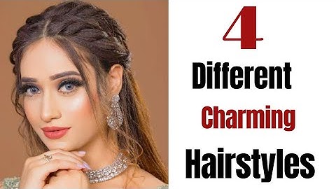 4 Easy hairstyles for office | Cute hairstyles | stylish hairstyle for girls long hair 