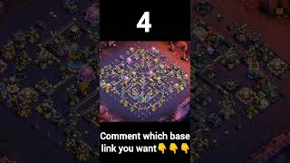 Th18 Top War base Layout | th18 best defence bases in coc | th18 ranked mode bases | #shorts