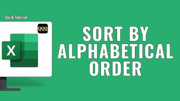 How to Sort Excel by Alphabetical Order