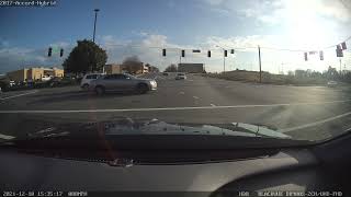 White Pickup runs a red light, WOW 12-10-2021 Greensboro NC 15:34