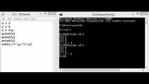 R3.r assign two values using = operator and print sum using cat()  bijan krishna paul