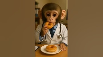 Mini Monkey’s Donut Delight! 🍩🐵💖 Sweet Spin Fun! 🎉 DonutTime