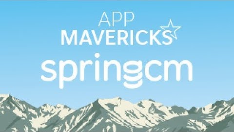 App Mavericks- Accelerate sales productivity with SpringCM Contract Management
