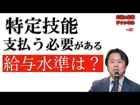 特定技能人材の給与水準