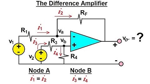 Electrical Engineering: Ch 5: Operational Amp (15 of 28) The Difference Amplifier