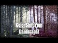 Photoshop CS6 Tutorials. How to change color of forest. Intensely colored landscapes and forests.