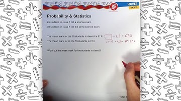 GCSE Maths 9-1 Higher - Probability & Statistics 3 (Calc, Edexcel)