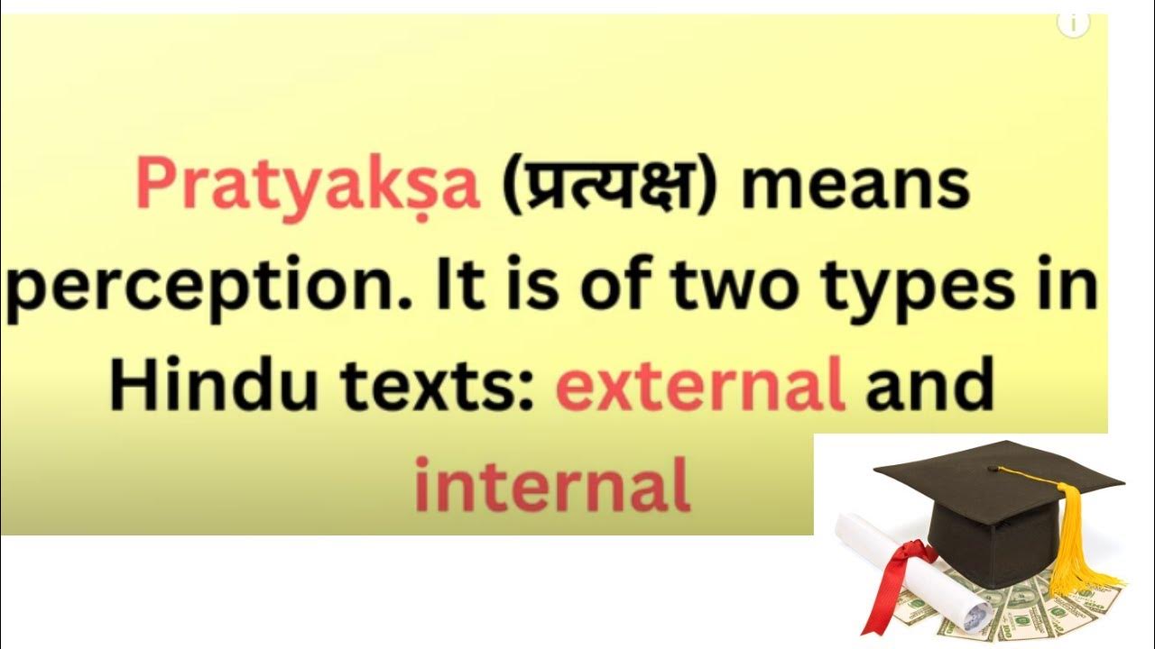 What is pratyakṣa? UGC NET 2023 YouTube