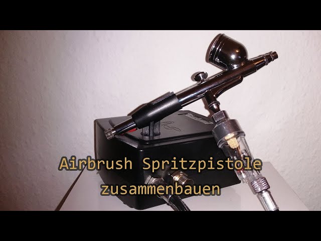 Airbrush Kit with Cordless Compressor - Test and Review 