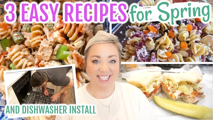 3 EASY RECIPES FOR SPRING | QUICK AND EASY PASTA S...
