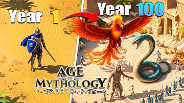 I Spent 100 Years to Create the Perfect Egyptian Kingdom| Age Of Mythology Retold