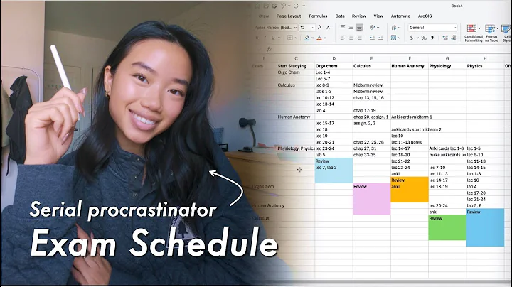 How to plan your exam study schedule (from a serial procrastinator)