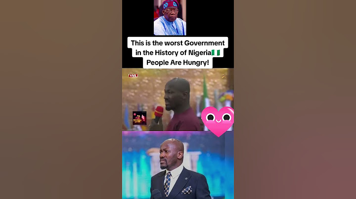 This is the worst Governmeht in the history of Nigeria people are hungry!