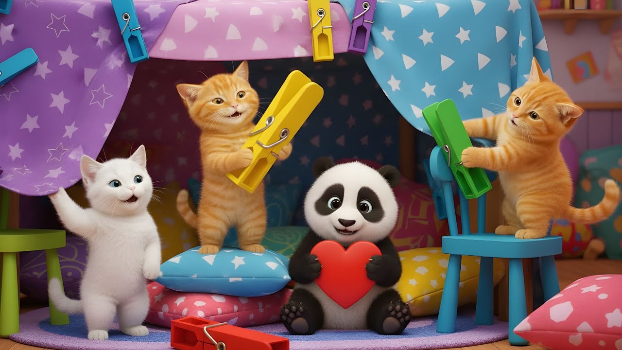 Watch My Cat Build a Fort, Fight a Dragon, and Regret Everything | Tiny Kid Universe