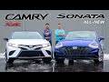 2020 Hyundai Sonata vs Toyota Camry XSE // Challenger Meets Champion