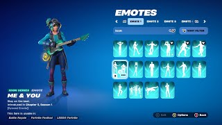 Fortnite 'The Machinist(Cobalt Burn Style) Outfit Showcased With My Icon Emotes!