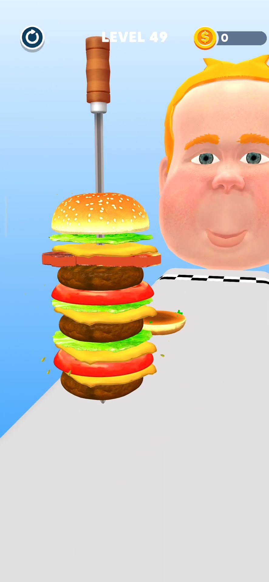 hamburguesa XXL gigante #shorts