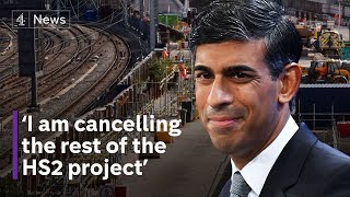 Sunak scraps HS2 leg  saying he knows what 'north really needs'