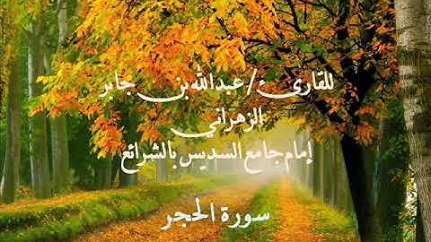 تلاوة سورة الحجر من صلاة التراويح لعام 1440هـ للقارئ عبدالله بن جابر الزهراني