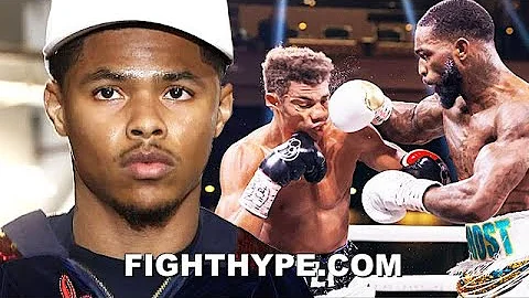 SHAKUR STEVENSON REACTS TO  FRANK MARTIN DROPPING ...