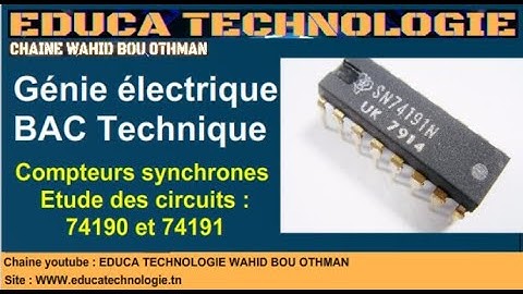Les compteurs synchrone : Etude des circuits 74190 et 74191.