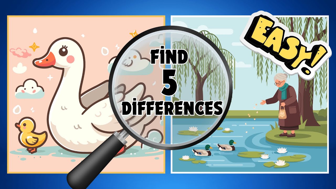 Find 5 Differences Game | Spot The Difference Challenge | #12 - YouTube