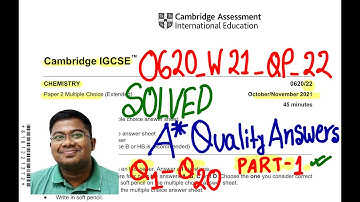 Cambridge igcse 0620_w21_qp_22 Opgelost deel 1