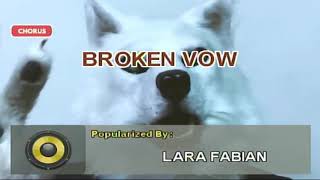 Broken Vow - Lara Fabian (Karaoke)